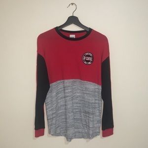 Red and grey top from PINK❤️